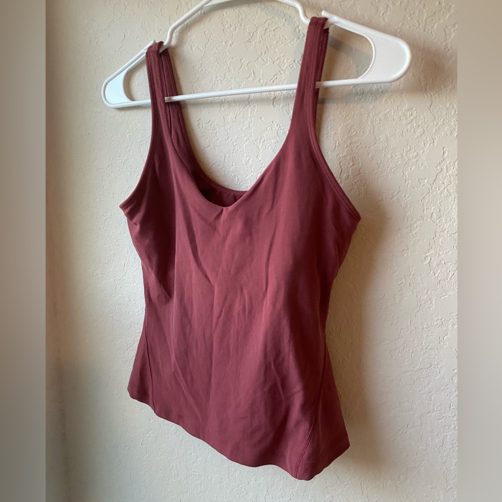 Lululemon Align Waist-Length Tank Top in Mulled Wine ~ Size 6 - Picture 4 of 6
